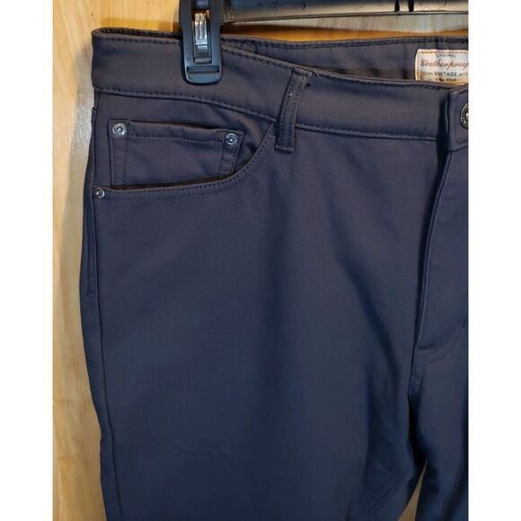 Weatherproof Vintage Pants Men’s 39x30 Navy Straight Fit Casual Cotton Blend - Picture 2 of 14